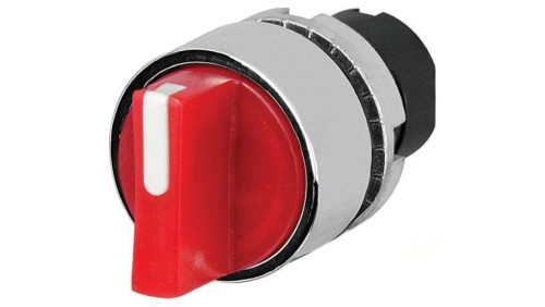 Przełącznik obrotowy 22mm Poz.stab 1 czerwony IP65 wystający 46-2W44.3CP0.001