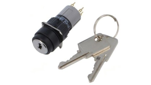 Przełącznik obrotowy z kluczem 16mm Poz.stab 2 NO x2 51 51-414.036D