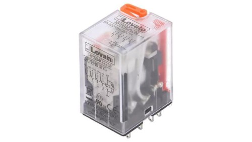 Przekaźnik elektromagnetyczny, 4PDT, Cewka: 230VAC, 5A/250VAC HR604CA230