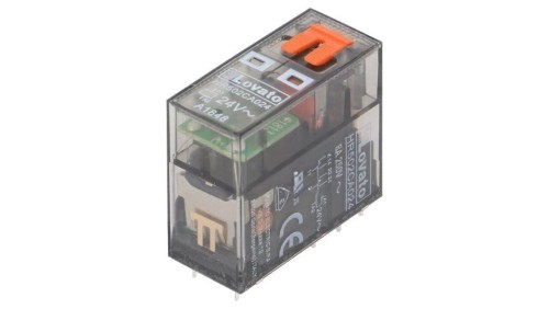 Przekaźnik elektromagnetyczny, DPDT, Cewka: 8A, 24VAC/250VAC HR502CA024
