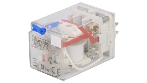 Przekaźnik elektromagnetyczny, DPDT, Cewka: 110VDC, 10A/250VAC HR702CD110