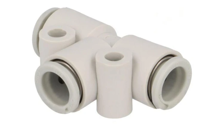 Trójnik wtykowa -1-10bar polipropylen -5-60C KQ2T08-00A