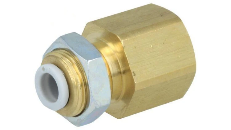 Złączka wtykowa gwintowana,prosta -1-10bar mosiądz -5-60C KQ2E06-03A