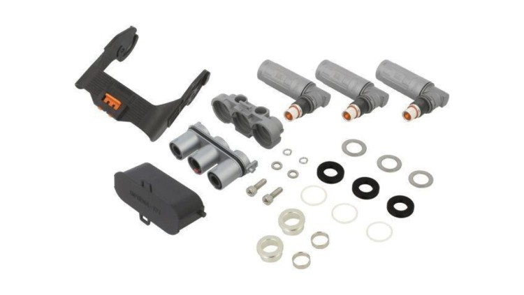 Złącze zasilające DC serii PowerLok Gen.2 męskie 300A 1kV PIN: 3 PL283X-301-50-2-5