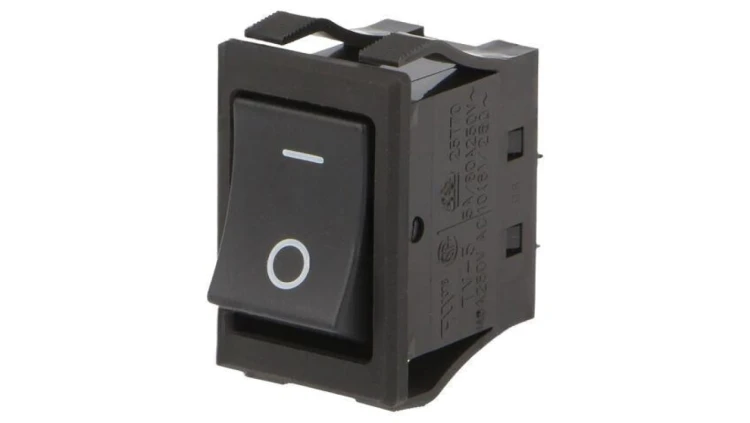 ROCKER DPST-NO + DPST-NC Ilość Pozycji: 2 OFF-ON 10A/250VAC 10A/30VDC JWM21RA1A