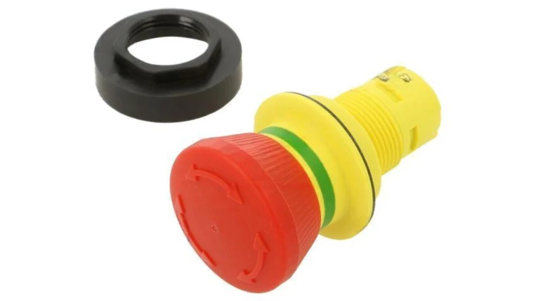 Przełącznik bezpieczeństwa - grzybkowy IP65 22mm RRJUV