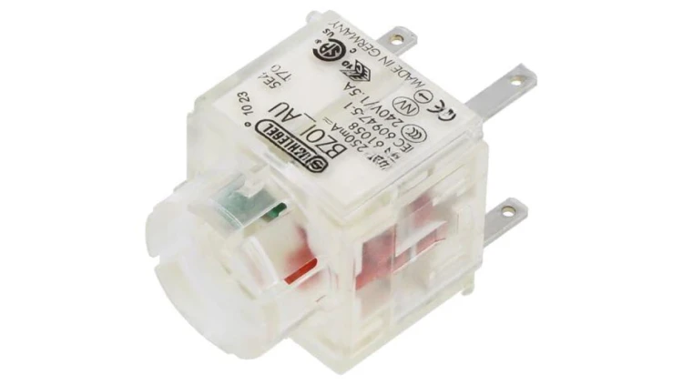 Element stykowy Styki: NC + NO 1,5A/250VAC IP00 BZOI_AU