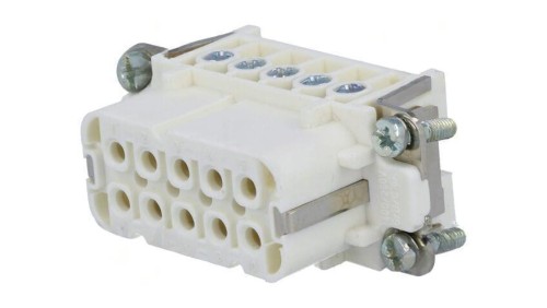 Złącze HDC wkładka stykowa żeńskie 16A 250V -PIN 10 10+PE C14610B0100024