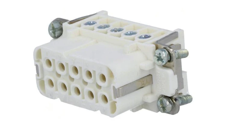 Złącze HDC wkładka stykowa żeńskie 16A 250V -PIN 10 10+PE C14610B0100024