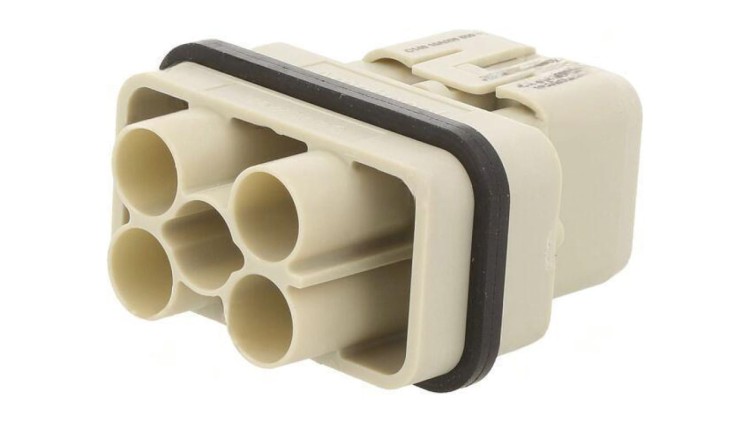 Złącze HDC moduł męskie 400V -PIN 6(4+2) 6+PE na przewód C14610A00650012