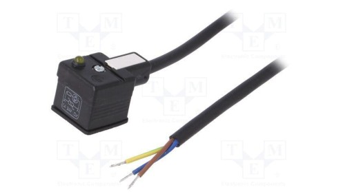 Złącze zaworowe wtyk format A 18mm żeńskie PIN 4 mPm 0,75mm2 1210501962
