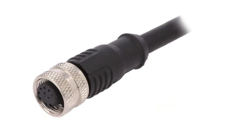 Złącze M12 wtyk żeńskie PIN: 12 proste 1,5A 30V IP67 przewody PXPTPU12FBF12ACL010PUR