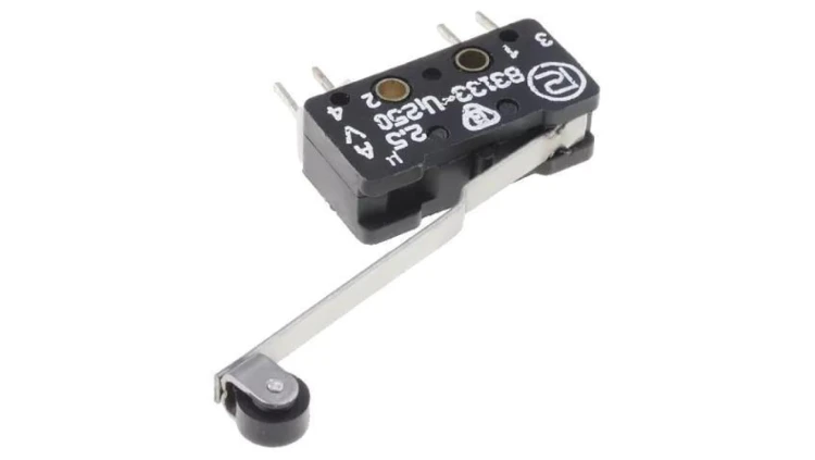 Mikroprzełącznik SNAP ACTION ON-(ON), 2,5A/250VAC 0,3A/220VDC 83133S54ER-34,4LO