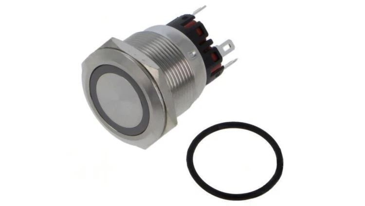 Przełącznik wandaloodporny Poz: 2 SPDT 5A/250VAC IP65 ON-ON MP22SLRINRB024S5