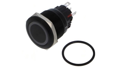 Przełącznik wandaloodporny Poz: 2 SPDT 5A/250VAC IP65 ON-ON MP22SLRINRB024A5