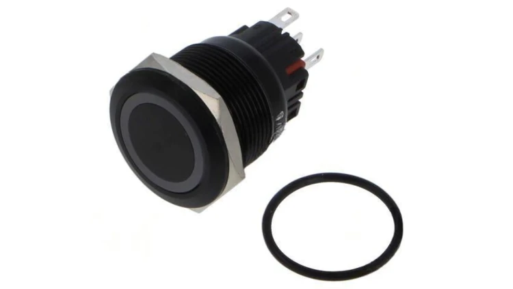Przełącznik wandaloodporny Poz: 2 SPDT 5A/250VAC IP65 ON-ON MP22SLRINRB024A5