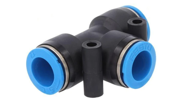 Trójnik wtykowa -0,95-6bar polimer 12mm -10-80C 130806