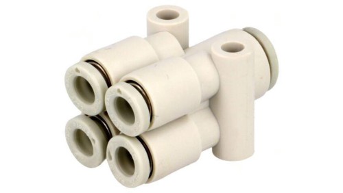 Złączka wtykowa -1-10bar polipropylen Øwyj 4mm Øwej 6mm KQ2UD04-06A
