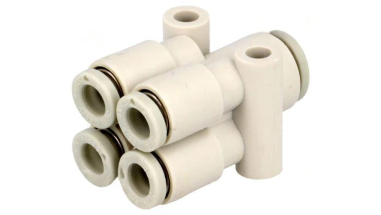 Złączka wtykowa -1-10bar polipropylen Øwyj 4mm Øwej 6mm KQ2UD04-06A