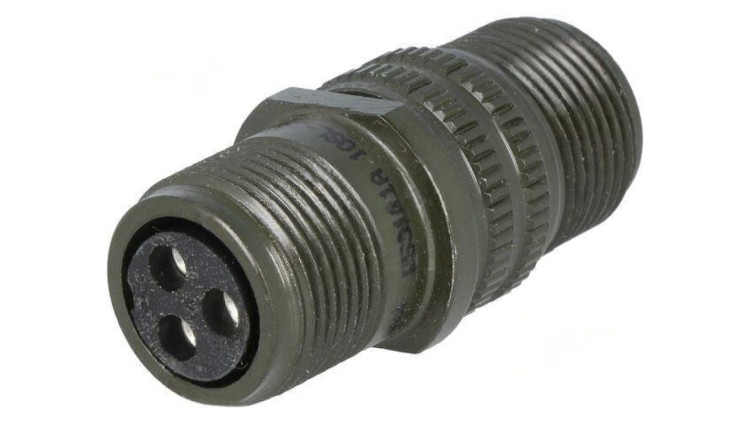 Złącze okrągłe wtyk na przewód -PIN 3 żeńskie MS/DS DS3101A 10SL-3S