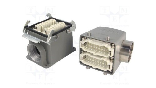 Złącze HDC męskie + żeńskie GWconnect PIN 32 16A 500V kątowe 93603-0109