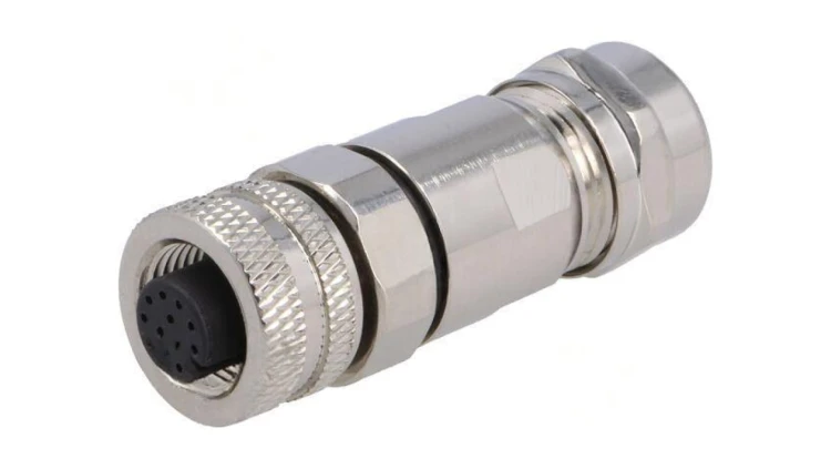 Złącze M12 wtyk PIN: 12 żeńskie 30V proste IP67 lutowanie PXMBNI12FBF12ASCPG9