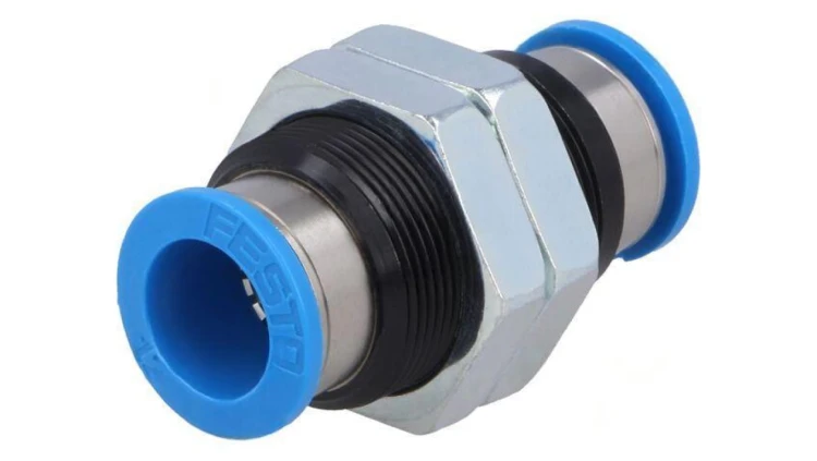 Złączka wtykowa gwintowana,prosta -0,95-6bar Gwint M22 153161