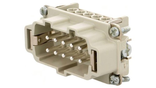 Złącze HDC wkładka stykowa męskie 16A 500V -PIN 10 10+PE C14610A0100021