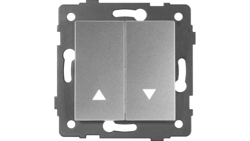Łącznik do sterowania roletami MODERN-Q, 10AX-250V~, szary