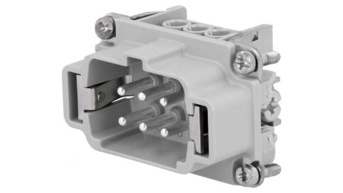 Złącze HDC wkładka stykowa męskie 16A 500V -PIN 6 6+PE C14610A0060021