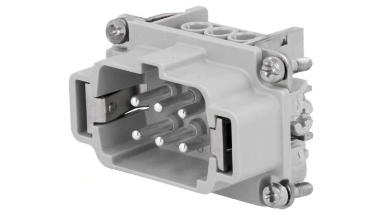 Złącze HDC wkładka stykowa męskie 16A 500V -PIN 6 6+PE C14610A0060021