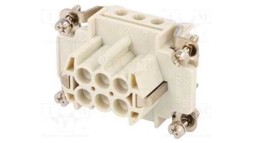 Złącze HDC wkładka stykowa żeńskie GWconnect PIN 6 16A 500V 93601-0207