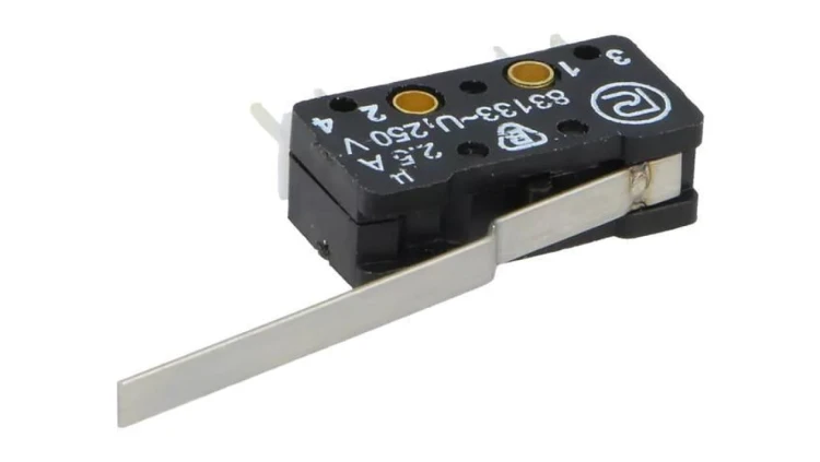 Mikroprzełącznik SNAP ACTION ON-(ON), 2,5A/250VAC 0,3A/220VDC 83 133 S54 AR35.75LO