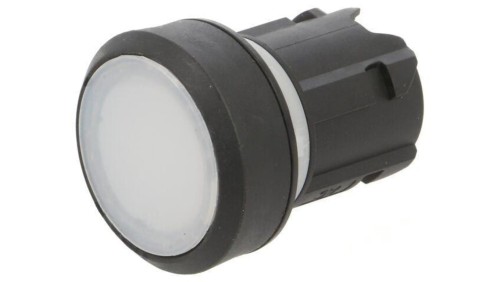 Przełącznik przyciskany 22mm Poz.stab 1 biały płaski 45 45-2231.11N0.000