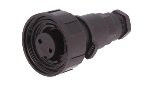 Złącze okrągłe wtyk żeńskie PIN: 2 12A 250V IP68 UL94V-0 PX0736/S