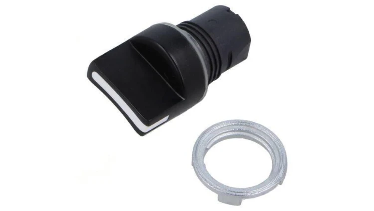 Przełącznik obrotowy 22mm Poz.stab 4 czarny brak IP65 46 46-2818.1CV0.007