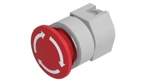 Przełącznik bezpieczeństwa 30mm Poz.stab 2 czerwony brak 704.075.218