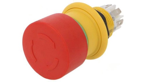 Przełącznik bezpieczeństwa 16mm Poz.stab 2 NC x2 czerwony 61-6441.4057