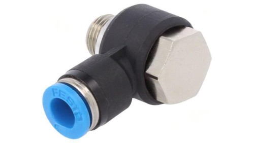 Złączka wtykowa gwintowana,kątowa 90 -0,95-6bar QS -10-80C 186138
