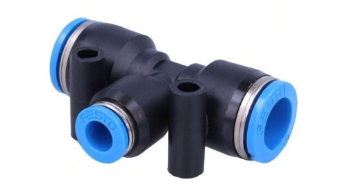 Złączka wtykowa prosta,rozgałęźna T -0,95-6bar PBT QS 130614
