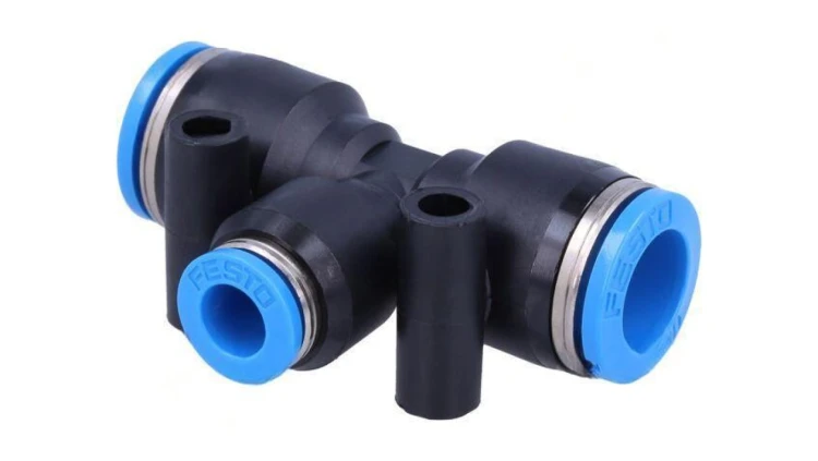 Złączka wtykowa prosta,rozgałęźna T -0,95-6bar PBT QS 130614