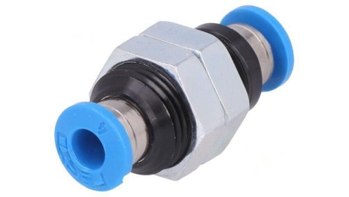 Złączka wtykowa gwintowana,prosta -0,95-6bar Gwint M12 153157