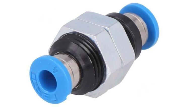 Złączka wtykowa gwintowana,prosta -0,95-6bar Gwint M12 153157