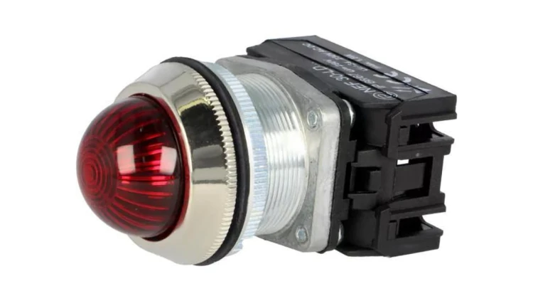 Lampka kontrolna, 30mm, Podświetlenie: LED, Ø30,5mm, 24÷230VAC, IP20, NEF30 NEF30-LDSC-U