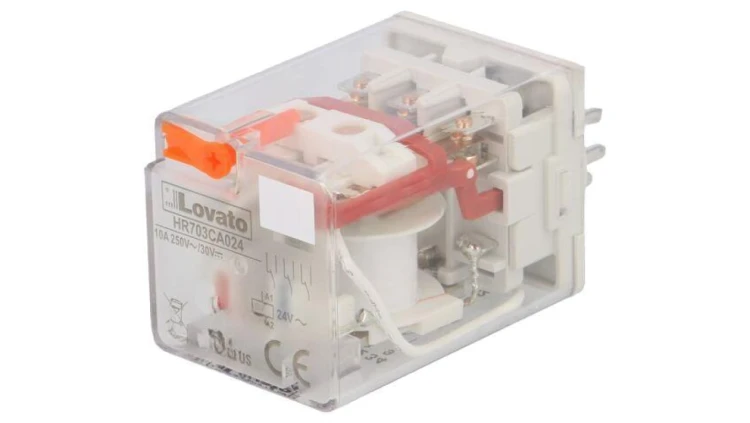 Przekaźnik elektromagnetyczny, 3PDT, Cewka: 24VAC, 10A/250VAC HR703CA024