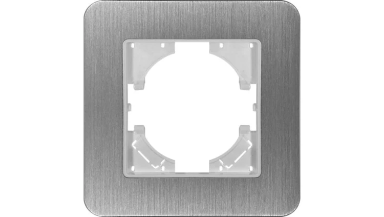 Ramka pojedyncza MODERN-Q, aluminium szczotkowane (linia Alu Touch)