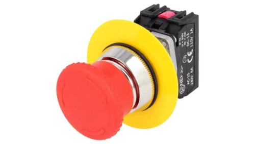 Przełącznik bezpieczeństwa, NC + NO, Ilość pozycji stabilnych: 2, czerwony, 30mm NEF30-DR/PXY