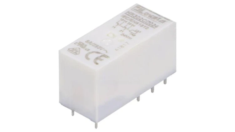 Przekaźnik elektromagnetyczny, DPDT, Cewka: 8A, 24VDC/250VAC HR302CD024
