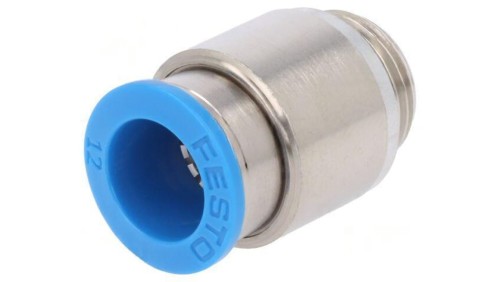 Złączka wtykowa gwintowana,prosta -0,95-6bar Gwint G 3/8 186114