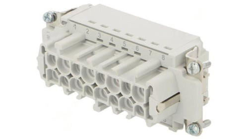 Złącze HDC wkładka stykowa żeńskie 16A 500V -PIN 16 16+PE C14610B0166001